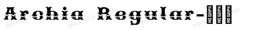 Archia Regular字体转换